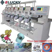 6 head commercial computerized embroidery machine for sale